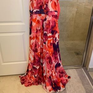 Eliza J Organza long dress